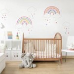 Over the Rainbow Wall Sticker White