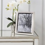 Textured Silver Plated Photo Frame 10”? x 8”? (25cm x 20cm) Silver