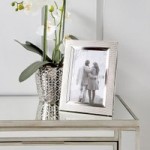 Textured Silver Plated Photo Frame 7”? x 5”? (18cm x 12cm) Silver