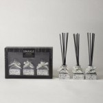 Sparkle Set of 3 Grapefruit and Patchouli 40ml Reed Diffuser Silver