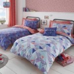 Geo Pink 2 Pack Duvet Cover and Pillowcase Set Pink