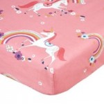 Unicorn Fitted Sheet Pink