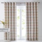 Sierra Pink Blackout Eyelet Curtains Pink