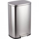 Stainless Steel 50L Pedal Bin Stainless Steel