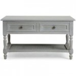 Lucy Cane Grey Coffee Table Slate (Grey)