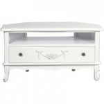 Toulouse Ivory Corner TV Stand Off-White