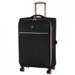 IT Luggage LuxLite Black 32 Inch Suitcase Black