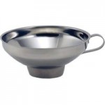 Stainless Steel Jam Funnel Silver