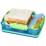 Sistema Snack Attack Duo Lunch Box Assorted Colours Blue