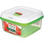 Sistema Freshworks 2.6L Square Food Storage Box Clear