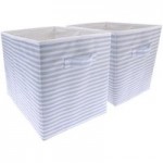 My First Journey Pack of 2 Storage Cubes Blue