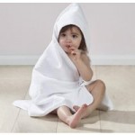 Pack of 2 White Hooded Towels White