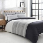 Noah Grey Duvet Cover and Pillowcase Set Grey