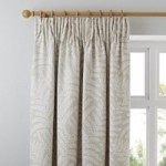 Alderly Natural Pencil Pleat Curtains Natural