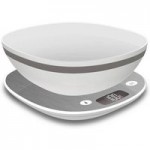 Terraillon Macaron Digital Kitchen Scale and Bowl Silver