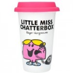 Little Miss Chatterbox Travel Mug Pink