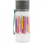 Beau & Elliot Linear Hydration Water Bottle Clear/Pink/Yellow/Purple