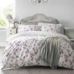 Holly Willoughby Essie 100% Cotton Purple Duvet Cover Purple