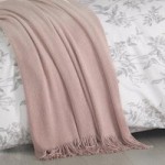 Holly Willoughby Savannah Pink Ombre Throw Pink