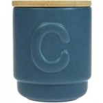 Elements Blue Coffee Canister Blue