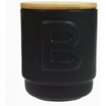 Elements Black Biscuit Canister Black