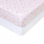 Pretty Little Bunny Pack of 2 Fitted Sheets Pink