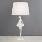 Ballerina Ivory Table Lamp Cream