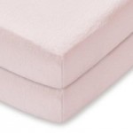 Pack of 2 Pink Flannelette Cot Bed Fitted Sheets Pink
