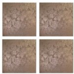 Pack Of Four Faux Leather Rose Gold Square Placemats Rose Gold
