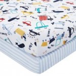 My First Journey Pack of 2 Fitted Sheets Blue