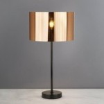 Shiny Copper Table Lamp Copper (Brown)