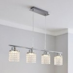 Valentina 4 LED Light Bar Fitting Silver