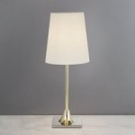 Washington Brushed Gold Pleated Table Lamp Gold