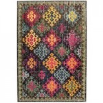 Colores 10 Rug Green, Purple, Red and Blue