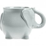 Elephant Novelty Grey Mug Grey