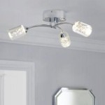 Tillson Bathroom LED Bubble Three Light Silver