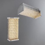 Waseca LED Bathroom Wall Light or Ceiling Fitting Silver