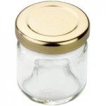 Pack Of 12 Mini Preserving Jars Clear