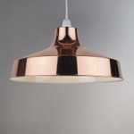 Oversized Galley Copper Easy Fit Pendant Copper (Brown)