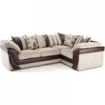 Lush Scatter Back Right Hand Corner Sofa Beige