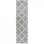 Grey Trellis Runner Grey