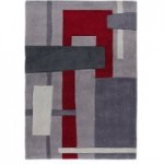 Elements Red Farg Rug Red