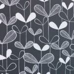 MissPrint Saplings Graphite Fabric Graphite