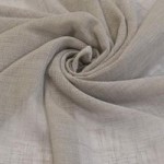 Linen Look Grey Fabric Grey