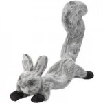 Grey Rabbit Dog Toy Grey