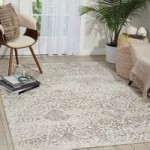 Ivory Damask 6 Rug Natural