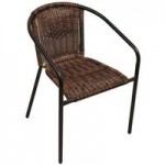Europa Leisure Pack of Two San Remo Chairs Brown