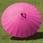 Norfolk Leisure Geisha Fuchsia 2.7m Parasol Pink