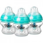 Tommee Tippee Advanced Anti Colic 3 Pack 150ml Bottles Clear