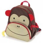 Monkey Backpack Brown / Red